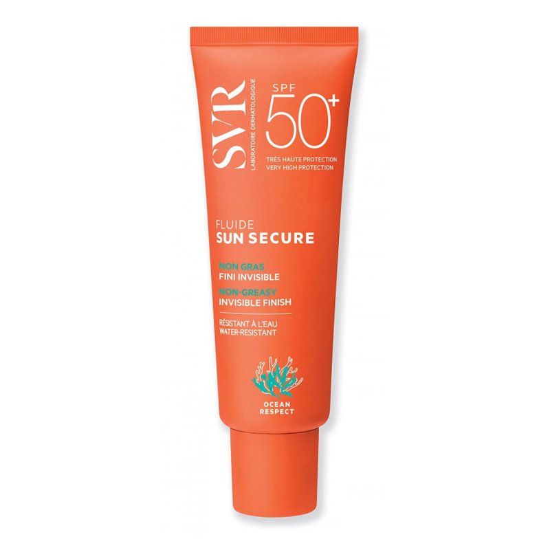 SVR SOLAIRE SUN SECURE FLUIDE PEAUX HYPERSENSIBLES AU SOLEIL SPF50+ 50ML